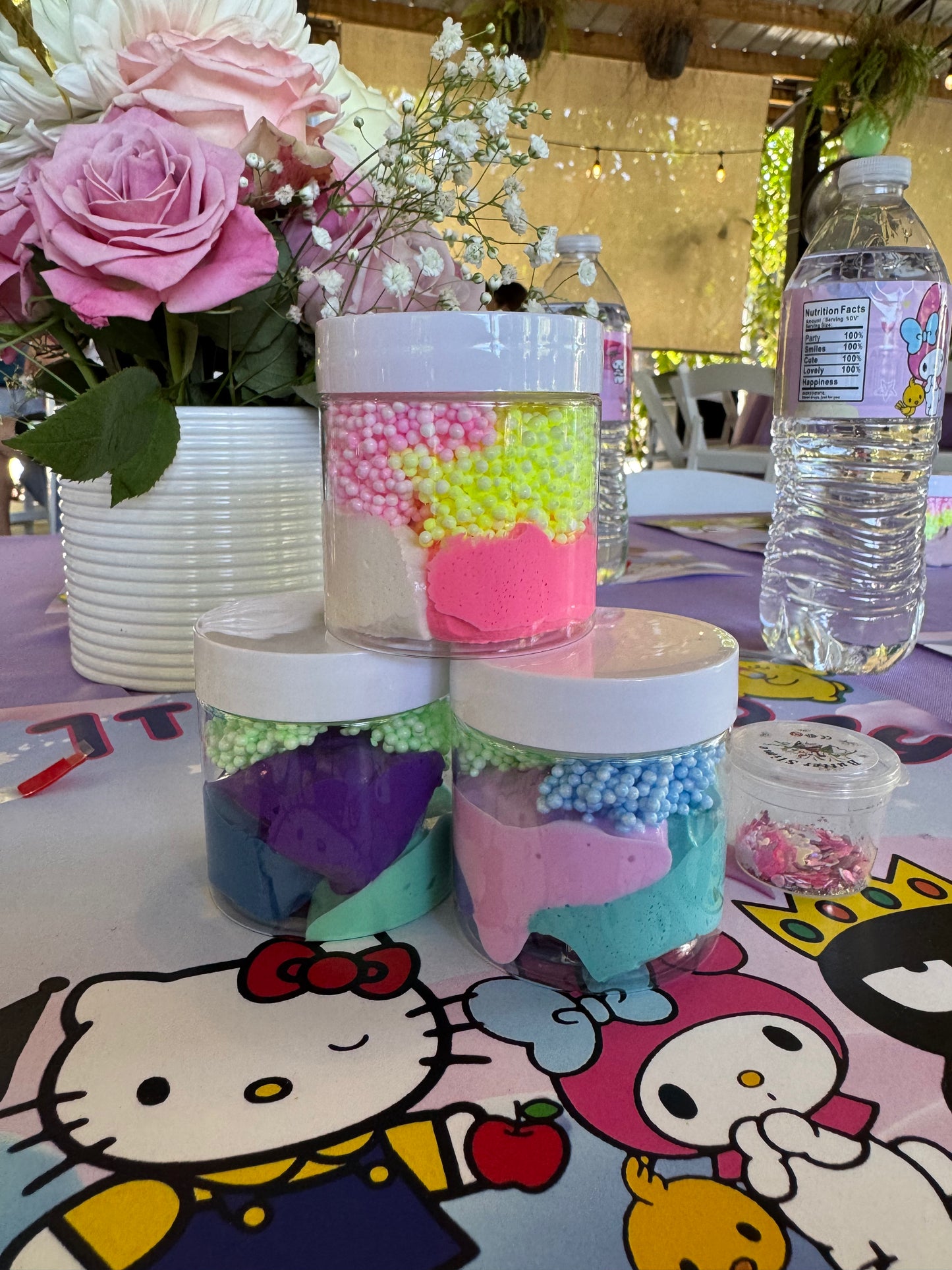 Slimes or Crafts or Painting on canvases for Kids Parties in Miami | Macarena Party