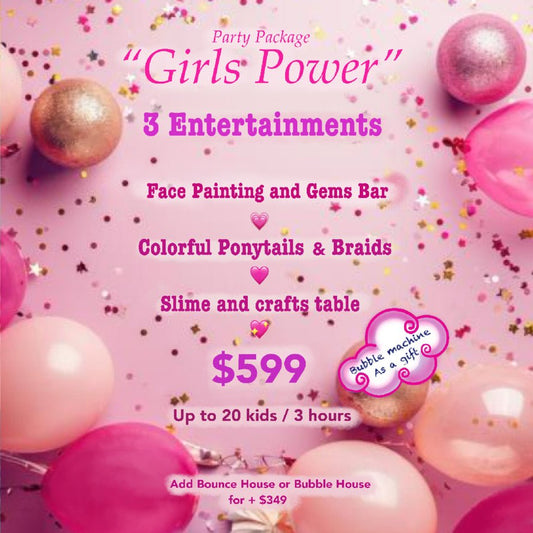 Girl Power Party Package – 3 Magical Experiences in One! for kids parties in Miami | My Store