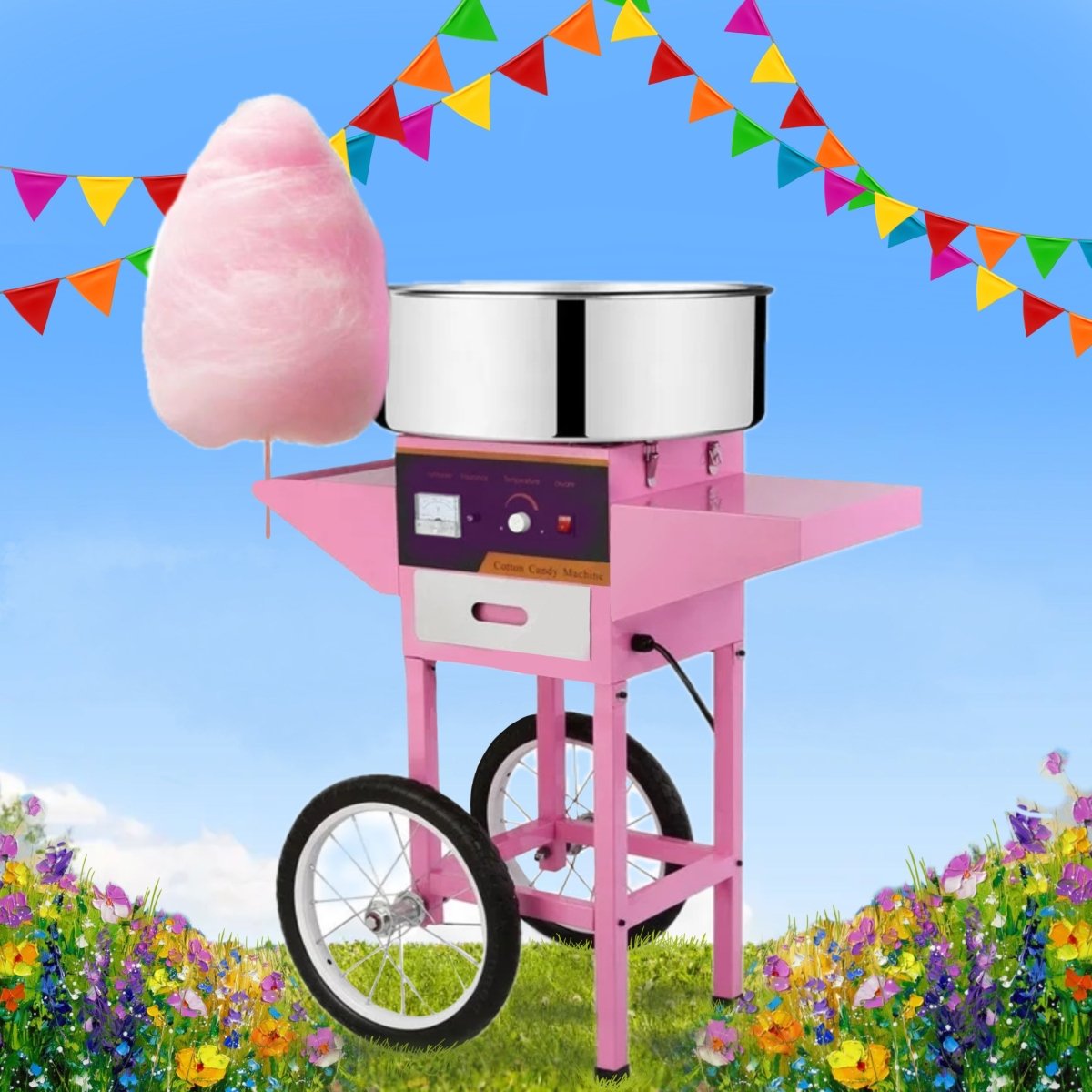 Cotton Candy Machine Rental in Miami – Sweet Fun for Any Event! for kids parties in Miami | Macarena Party
