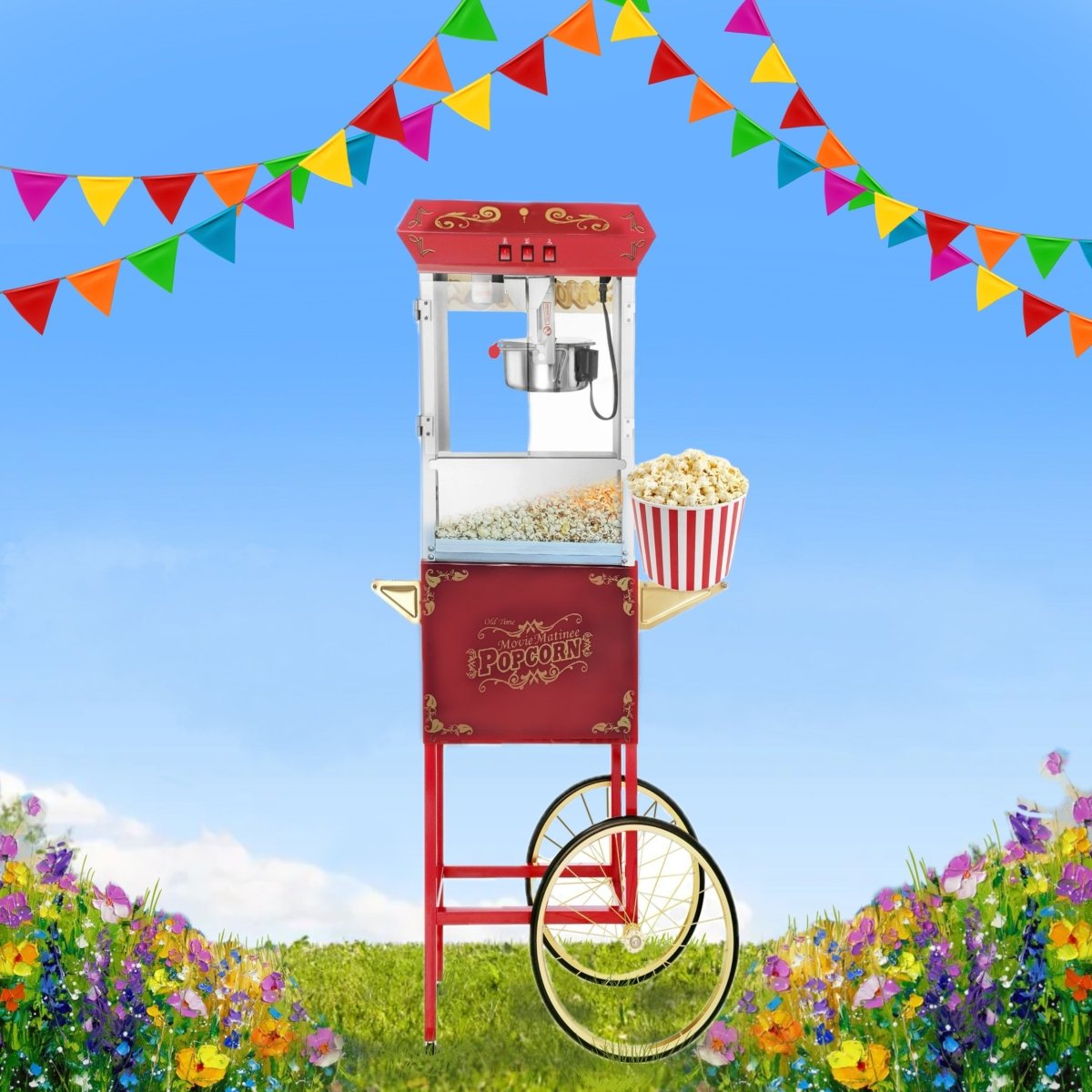 Popcorn Machine Rental – Fun & Fresh for Any Event! for kids parties in Miami | Macarena Party